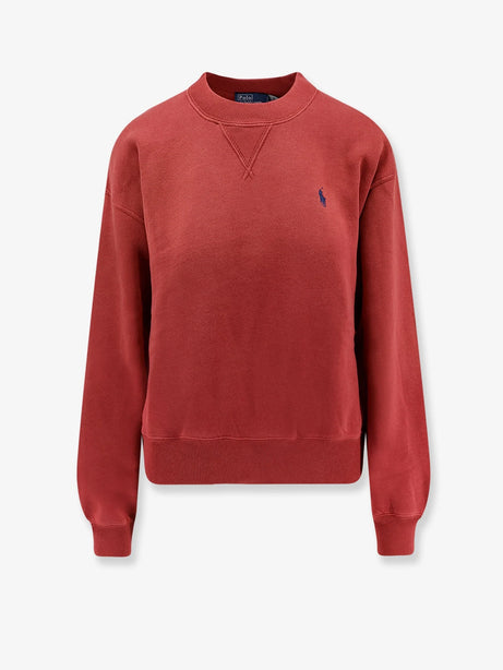 Polo Ralph Lauren Cotton blend sweater with embroidered logo on the front - Redsnapper
