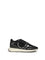 Pinko Leather Zoe Sneakers with mesh inserts - Black