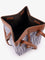 Fendi Origami mini FF Jacquard fabric and leather shoulder bag - Mirto+Dark Nut+Os