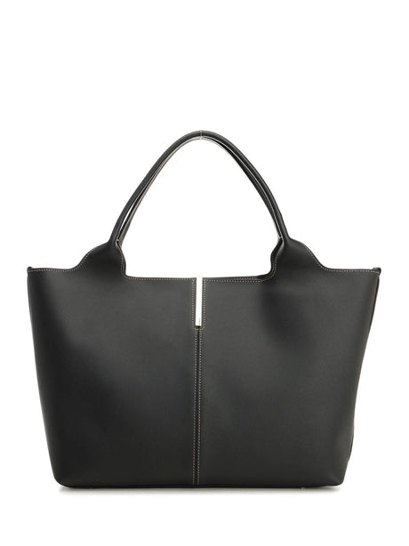 Tod'S Small Leather Shopping Bag - Black