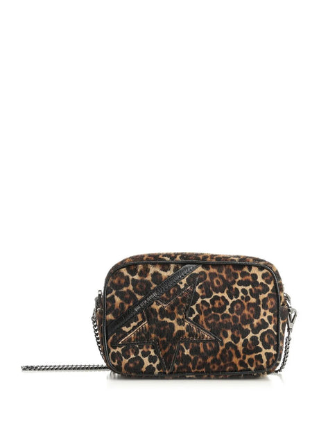 Golden Goose Mini Star Bag In Pony Skin - Animal Print