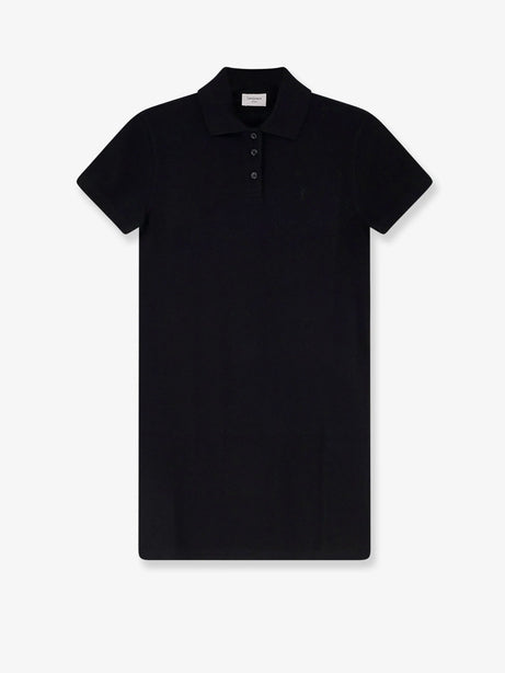 Saint Laurent Cotton short dress - Noir