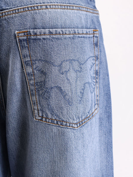 Pinko Wanda wide leg jeans - Medium Blu
