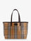 Burberry Highlands coated canvas shoulder bag - Sand