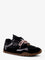 Pinko Yulia suede sneakers with nylon inserts - Nero