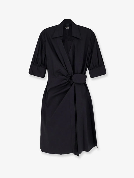 Pinko Aline stretch cotton dress - Nero