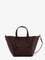 Brunello Cucinelli BC Duo leather crossbody bag - Burgundy
