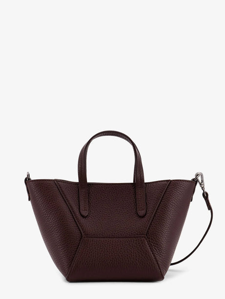 Brunello Cucinelli BC Duo leather crossbody bag - Burgundy