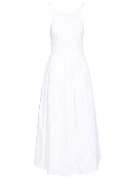 Emporio Armani Long Poplin Dress - White