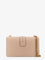 Pinko Love One leather crossbody bag - Beige