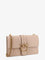 Pinko Love One leather crossbody bag - Beige