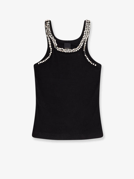 Pinko Coriandoli cotton top - Nero