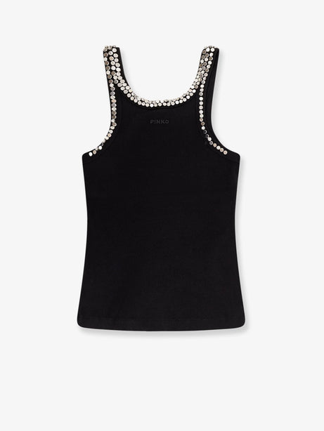 Pinko Coriandoli cotton top - Nero