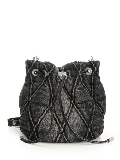 Diesel Charm-D S-Bucket Bag - Grey