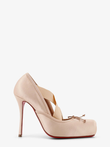 Christian Louboutin Cassia Nodo satin pumps - Blush