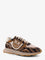 Pinko Zoe suede sneakers with mesh inserts - Beige