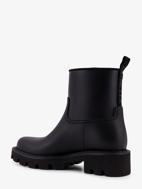 Moncler Kickstream rubber rainboots - Nero