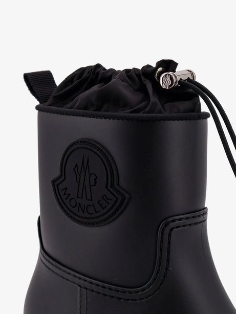 Moncler Kickstream rubber rainboots - Nero