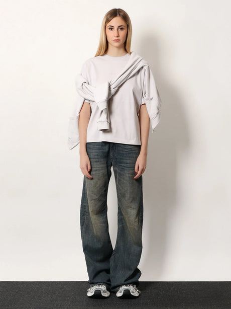 Balenciaga Cotton t-shirt - Dirty White/Bby Pink