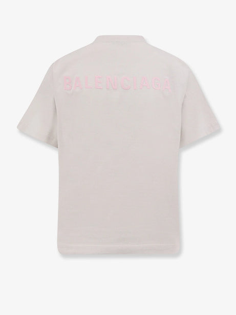Balenciaga Cotton t-shirt - Dirty White/Bby Pink
