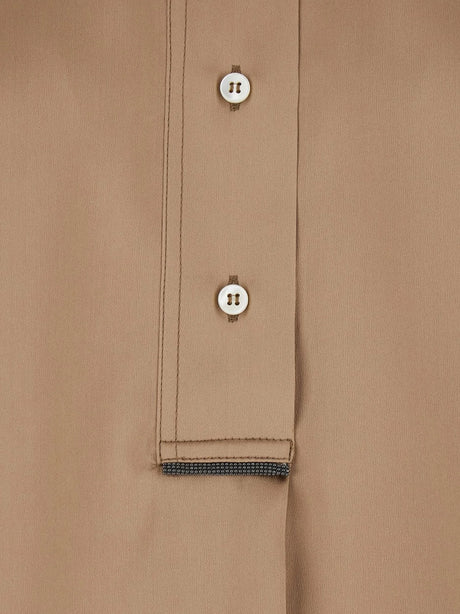 Brunello Cucinelli Silk blend shirt - Pralines