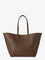 Brunello Cucinelli BC Duo hammered leather handbag - Mud