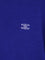 Celine Cashmere and silk polo shirt with logo embroidery on the front - Royal Blue/White