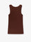 Pinko Calcolatore cotton tank top with frontal Love Birds logo - Marrone