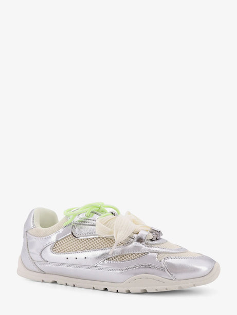Pinko Yulia mesh sneakers with leather inserts - Grigio