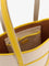 Polo Ralph Lauren Canvas shoulder bag with embroidered logo on the front - Ecruracingyellow