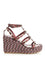 Valentino Garavani Metallic Calfskin Wedge - Viola
