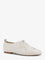 Celine Triomphe Richelieu leather lace-up shoe - Arctic White