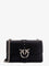 Pinko Love One leather crossbody bag - Nero
