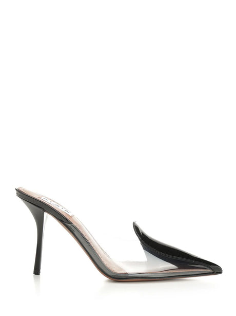 AlaïA Leather And Pvc Mule - Black
