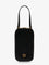 Pinko Leather smartphone case with metal Love Birds logo - Nero