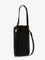 Pinko Leather smartphone case with metal Love Birds logo - Nero