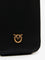 Pinko Leather smartphone case with metal Love Birds logo - Nero