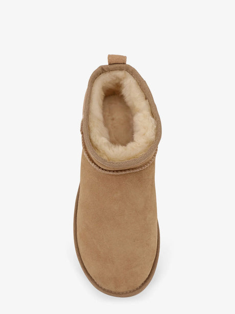 Ugg Classic Ultra Mini suede ankle boots - Sand