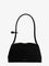 Alaia Le Bouledogue nubuck shoulder bag - Noir