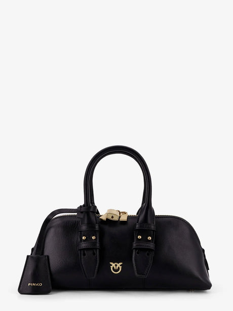 Pinko Bowling Escape bag leather handbag - Nero