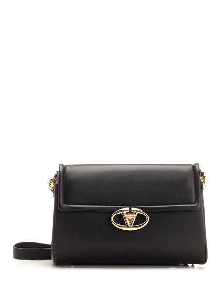 Valentino Garavani Deluxe Nappa Shoulder Bag - Black