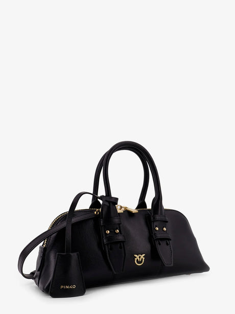 Pinko Bowling Escape bag leather handbag - Nero