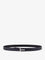 Tom Ford Hammered leather belt - Dark Navy Black