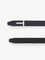 Tom Ford Hammered leather belt - Dark Navy Black