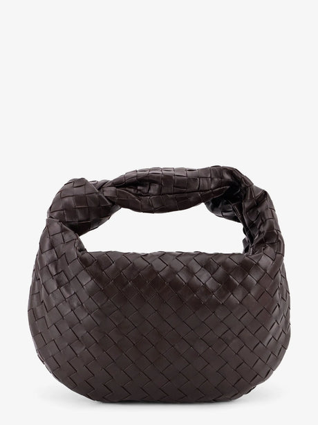 Bottega Veneta Jodie Small leather handbag with Intrecciato motif - Fondant-Gold