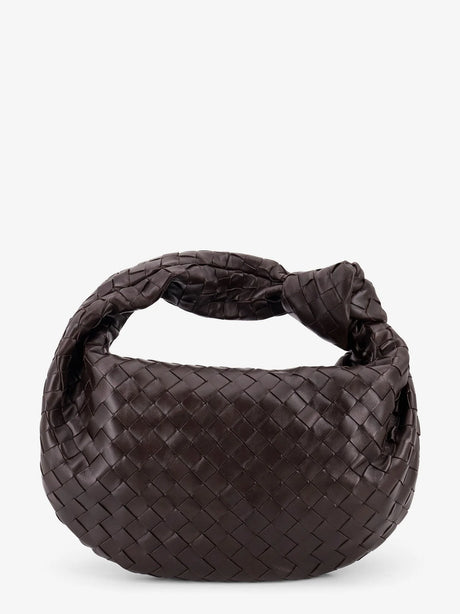 Bottega Veneta Jodie Small leather handbag with Intrecciato motif - Fondant-Gold