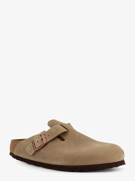 Birkenstock Boston BS leather mule - Tabacco Brown