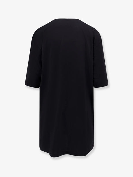 Toteme Relaxed Tee lyocell and cotton short dress - Black