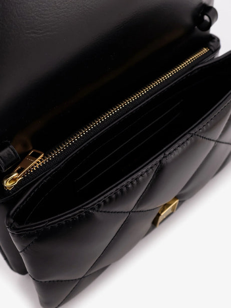 Tory Burch Kira quilted leather crossbody bag - Black