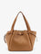 Tory Burch Romy Pebbled leather tote shoulder bag - Tiramisu